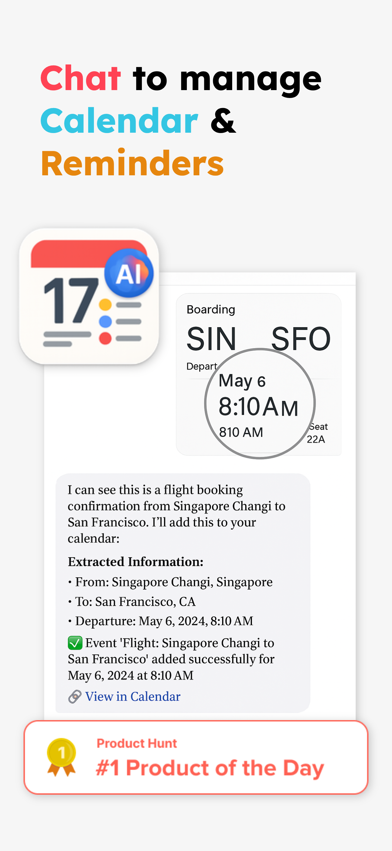 Boarding pass auto-extraction
